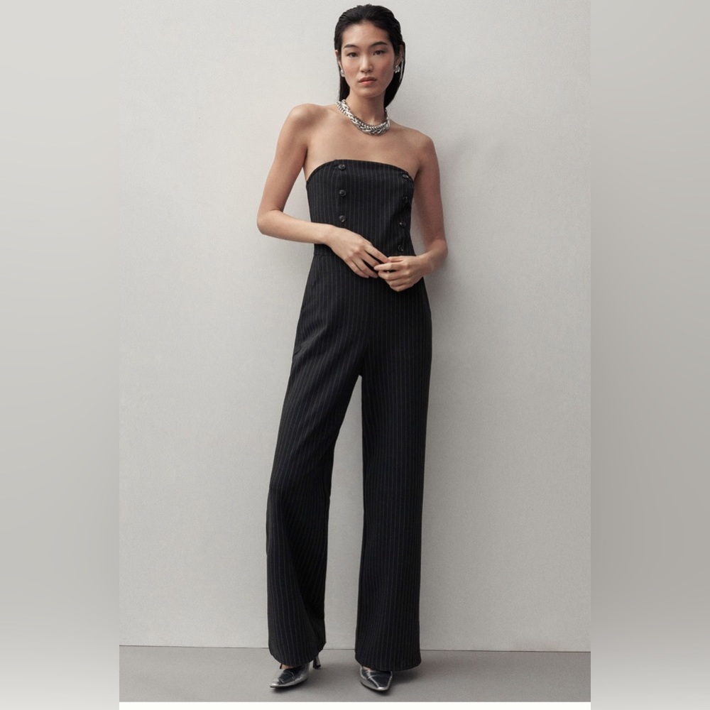 Maeve strapless jumpsuit